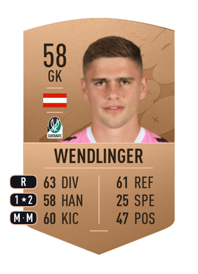 Jonas Wendlinger Common 58 OVR