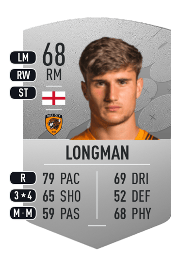 Ryan Longman Common 68 OVR