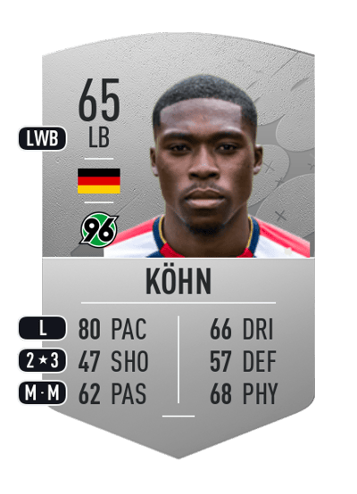 Derrick Köhn Common 65 OVR