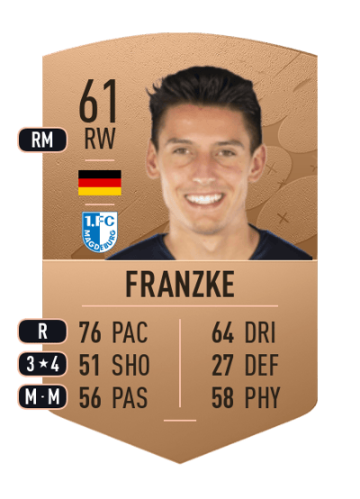 Maximilian Franzke Common 61 OVR