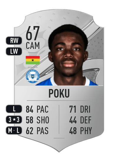 Kwame Poku Rare 67 OVR