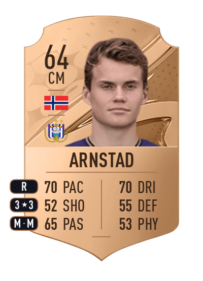 Kristian Arnstad Rare 64 OVR