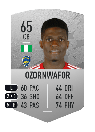 Valentine Ozornwafor Common 65 OVR