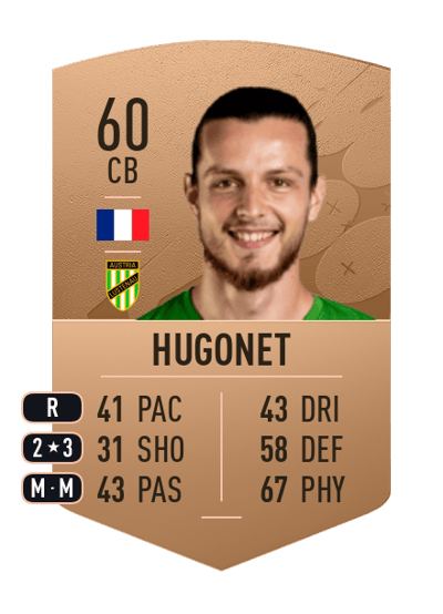 Jean Hugonet Common 60 OVR