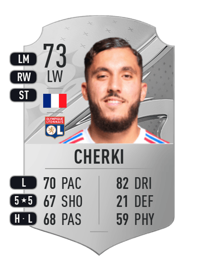 Rayan Cherki Rare 73 OVR