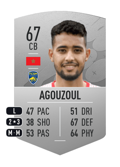 Saad Agouzoul Common 67 OVR