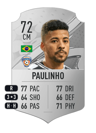Paulinho Rare 72 OVR
