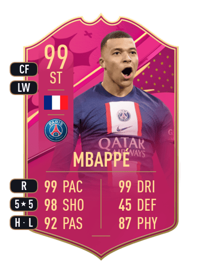 Kylian Mbappé FUTTIES 99 OVR