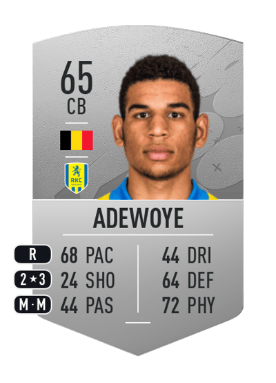 Shawn Adewoye Common 65 OVR