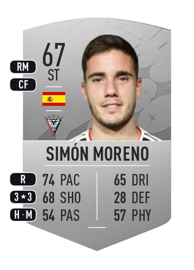 Simón Moreno Common 67 OVR