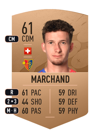 Yannick Marchand Common 61 OVR