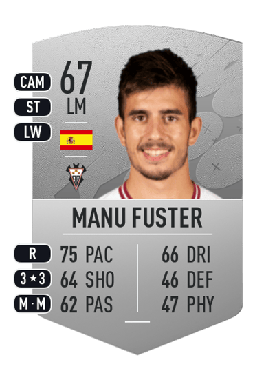 Manu Fuster Common 67 OVR