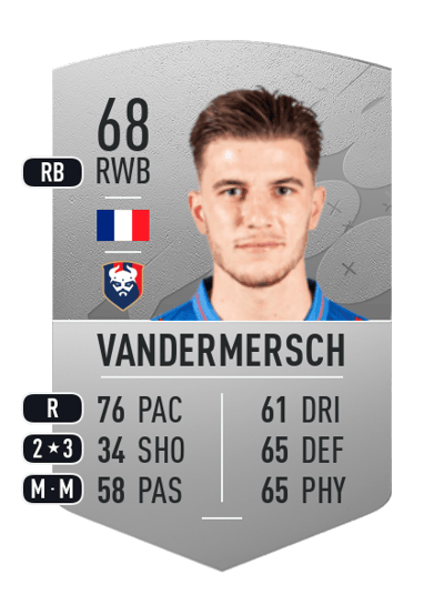 Hugo Vandermersch Common 68 OVR