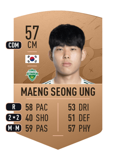 Maeng Seong Ung Common 57 OVR
