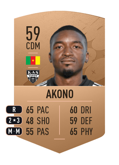 Pierre Akono Common 59 OVR