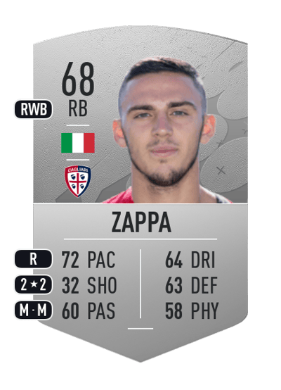 Gabriele Zappa Common 68 OVR