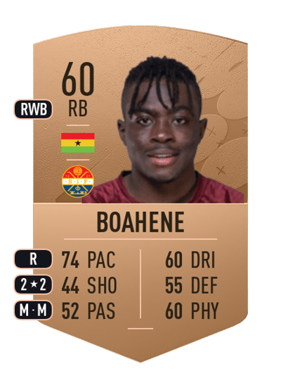 Ernest Boahene Common 60 OVR