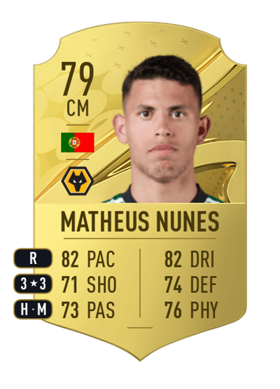 Matheus Nunes Rare 79 OVR