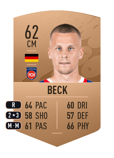 Adrian Beck Common 62 OVR