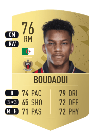 Hicham Boudaoui Common 76 OVR