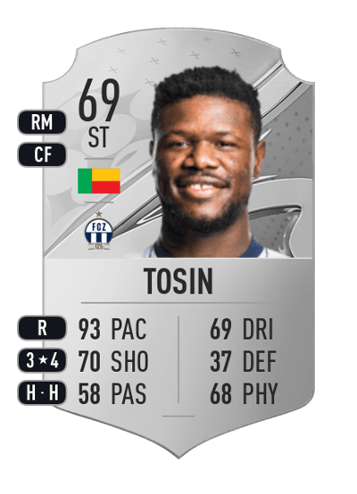 Aiyegun Tosin Rare 69 OVR