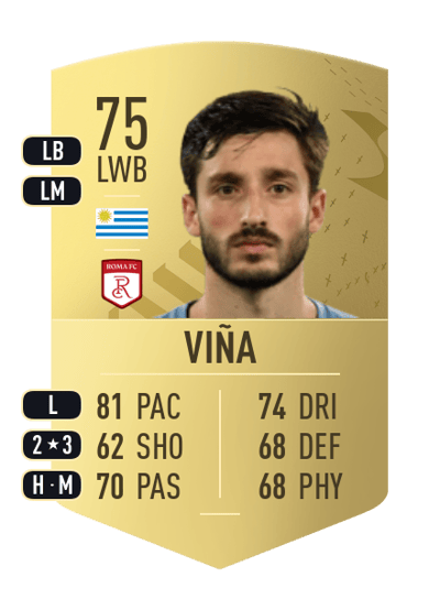 Matías Viña Common 75 OVR
