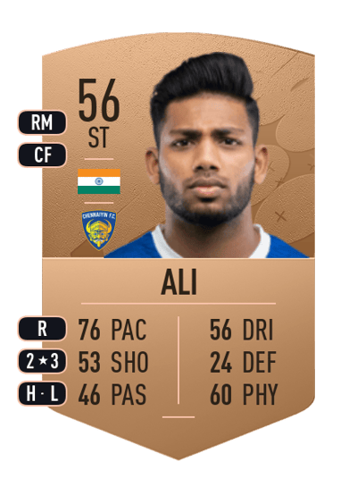 Rahim Ali Common 56 OVR