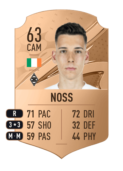 Conor Noß Rare 63 OVR