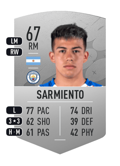 Darío Sarmiento Common 67 OVR