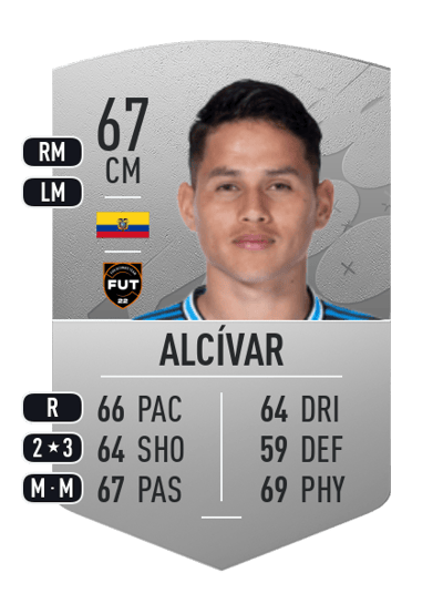 Jordy Alcívar Common 67 OVR