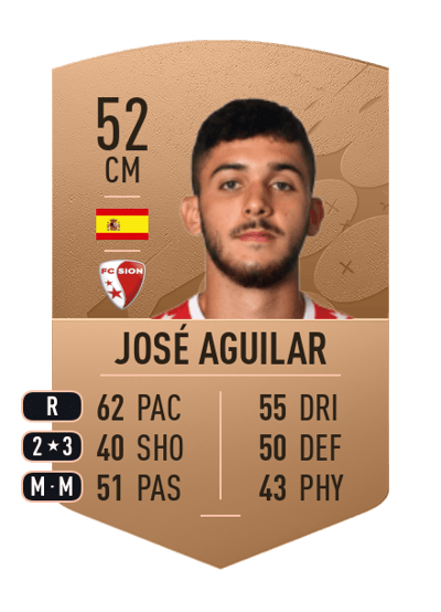 José Aguilar Common 52 OVR