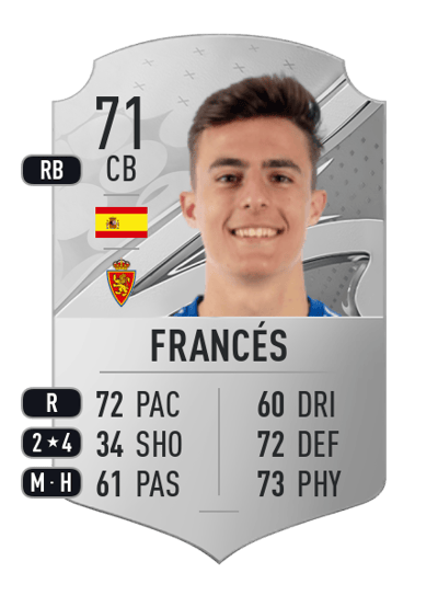 Francés Rare 71 OVR