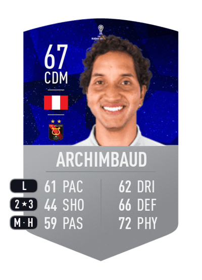 Jean-Pierre Archimbaud CONMEBOL SUDAMERICANA 67 OVR