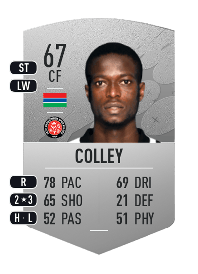 Ebrima Colley Common 67 OVR