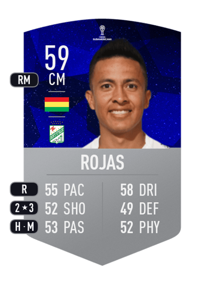 Hugo Rojas CONMEBOL SUDAMERICANA 59 OVR