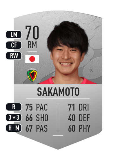 Tatsuhiro Sakamoto Common 70 OVR