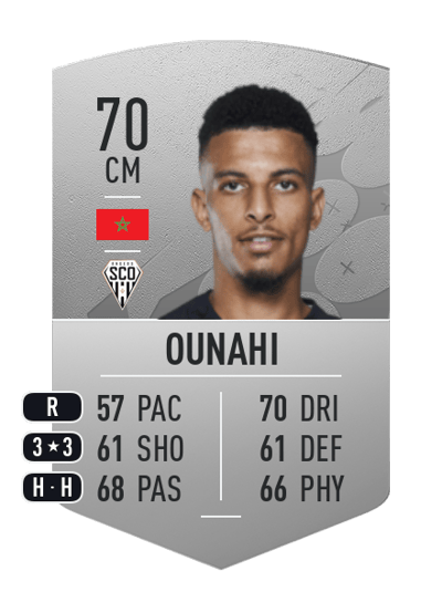 Azzedine Ounahi Common 70 OVR