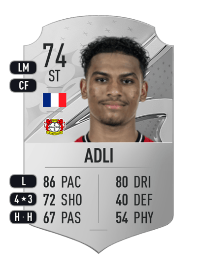Amine Adli Rare 74 OVR
