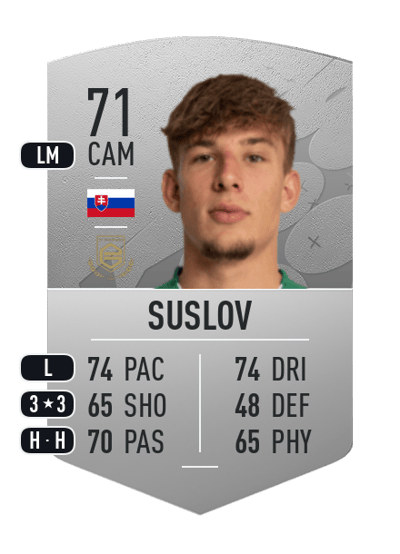 Tomáš Suslov Common 71 OVR