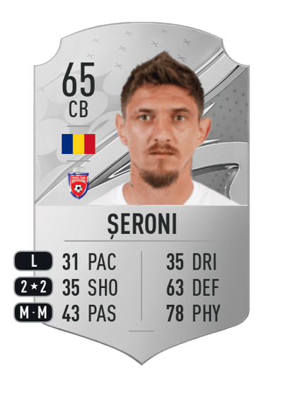 Alin Șeroni Rare 65 OVR