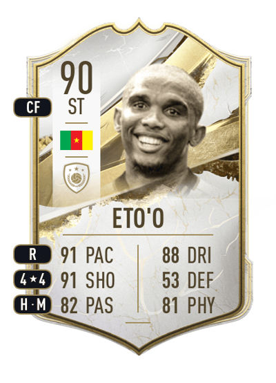 Samuel Eto'o Icon 90 OVR