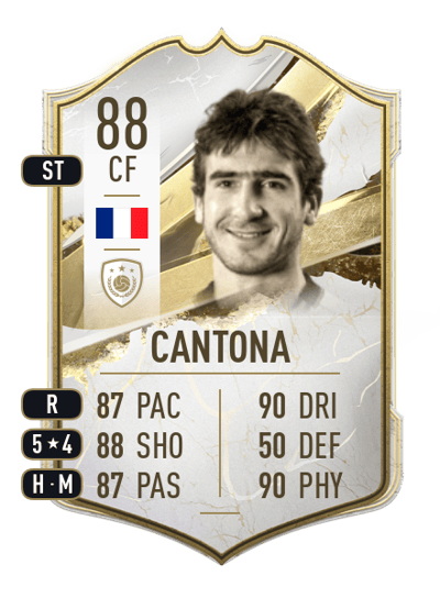 Eric Cantona Icon 88 OVR