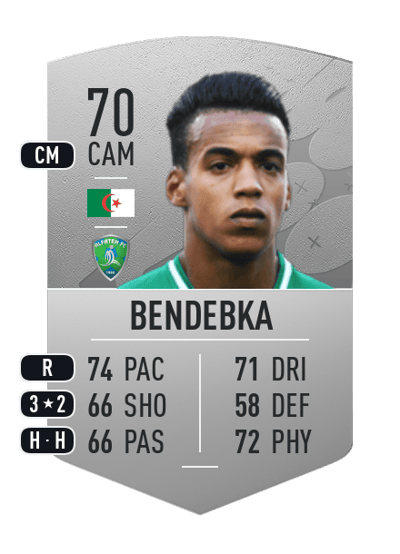 Sofiane Bendebka Common 70 OVR