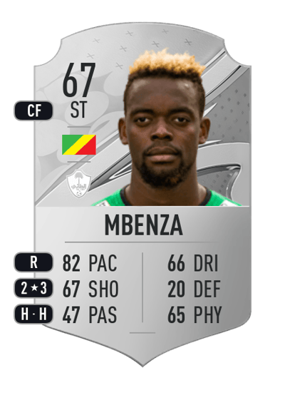 Guy Mbenza Rare 67 OVR