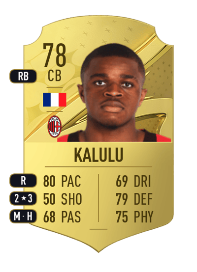 Pierre Kalulu Rare 78 OVR