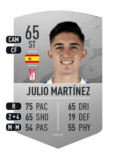 Julio Martínez Common 65 OVR