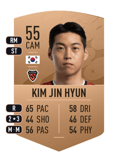 Kim Jin Hyun Common 55 OVR