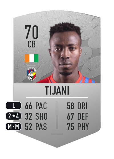 Mohamed Tijani Common 70 OVR