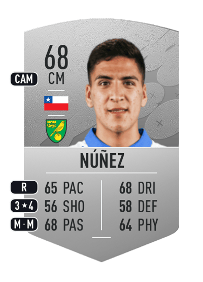 Marcelino Núñez Common 68 OVR