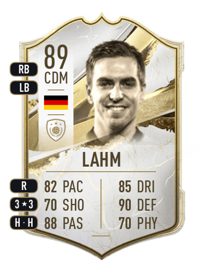 Philipp Lahm Icon 89 OVR